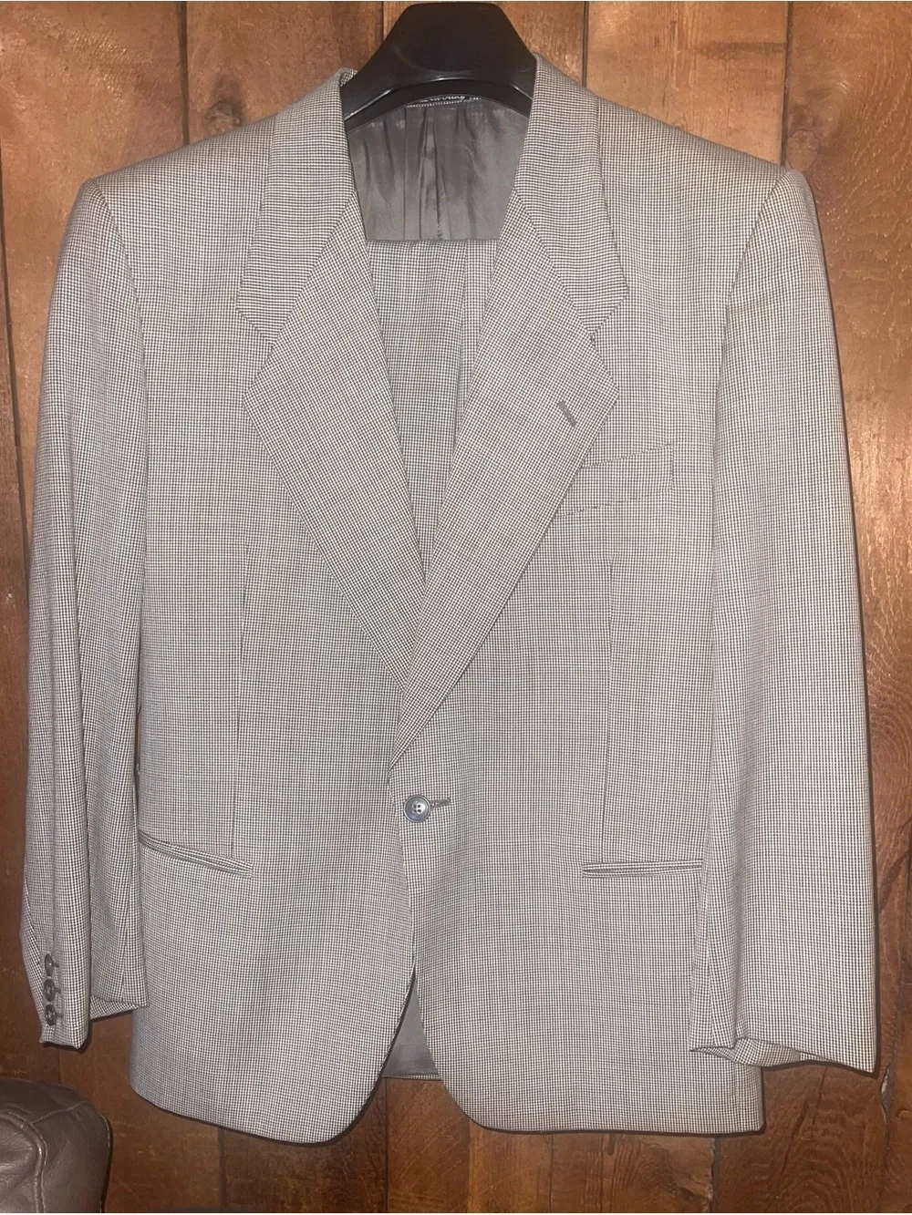 Vtg 90s Giorgio Armani Wool Suit 40S W30